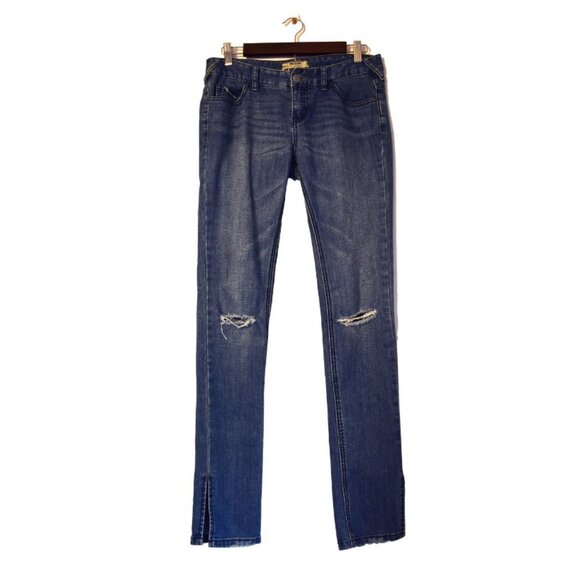 Free People Distressed Jeans with Split Hem Ankles - Picture 8 of 8